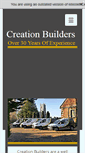 Mobile Screenshot of creationbuilders.co.uk